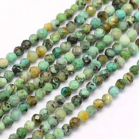 Natural African Turquoise(Jasper) Beads Strands G-F509-29-3mm-1
