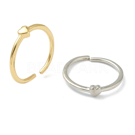 Brass Cuff Rings RJEW-L100-006-1