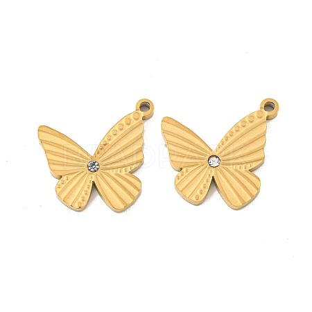 Ion Plating(IP) 304 Stainless Steel Pendants STAS-S135-09G-1