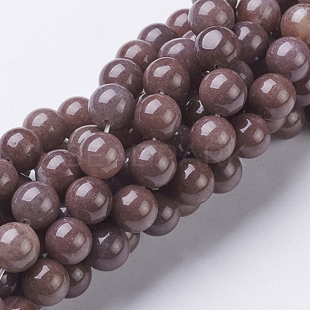 Natural Purple Aventurine Beads GSR025-1