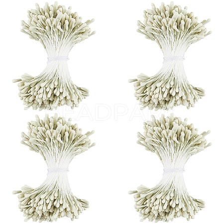 Gypsum with Cotton Cord Artificial Flower Core DIY-WH20007-36A-07-1