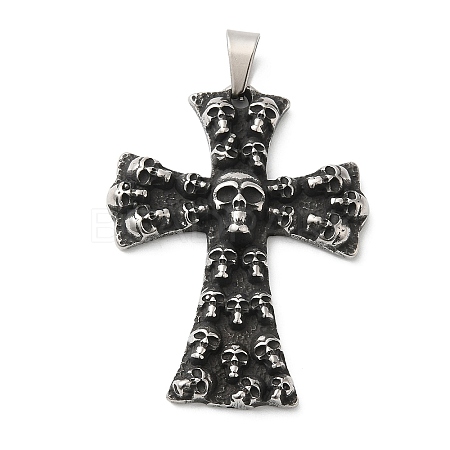 Halloween 304 Stainless Steel Pendants LS-STAS-Z046-01C-AS-1