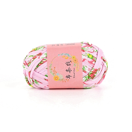 Super Bulky Gradient Color Polyester Cloth Strip Yarn PW-WGFCD5C-48-1