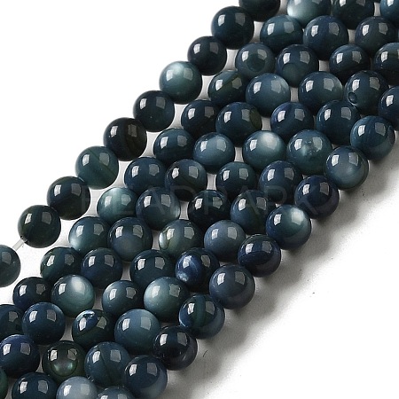 Natural Freshwater Shell Beads Strands X-SHEL-H003-03C-1