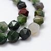 Natural Indian Agate Beads Strands G-K184-02-3