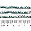 Transparent Electroplate Glass Beads Strands EGLA-A039-T3mm-UA06-4