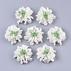 Handmade Woven ABS Plastic Imitation Pearl Cabochons FIND-N050-11B-1