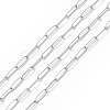 304 Stainless Steel Paperclip Chains CHS-F010-01C-P-1