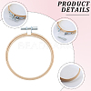 Bamboo Embroidery Hoops AJEW-WH20020-316B-5