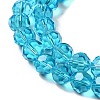 Transparent Glass Beads EGLA-A035-T10mm-D08-4