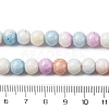 Ombre Effect Dyed Glass Beads Strands GLAA-T031-01O-06-6