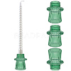 Glass Candle Holders AJEW-WH20020-185B-1