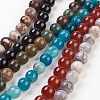 Natural Agate Beads Strands G-MSMC007-19-12mm-1