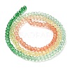 Transparent Painted Glass Beads Strands DGLA-A034-T1mm-A04-5