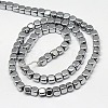 Electroplate Non-magnetic Synthetic Hematite Beads Strands G-J172-2x2mm-02-2