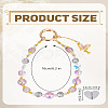 1Pc Glass & Acrylic Beaded Mobile Phone Straps AJEW-LP0004-37-2