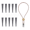 10Pcs Alloy Cord Ends FIND-FH0009-40AS-1