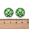 UV Plated ABS Bead Caps OACR-D316-04B-04-3