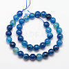 Natural Crackle Agate Bead Strands G-K166-07F-10mm-03-2