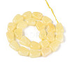 Natural White Jade Beads Strands G-N354-02A-08-3