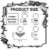 Gothic Alloy Shoes Charms HJEW-GO00068-5