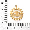 304 Stainless Steel Pendants STAS-R159-56G-4