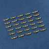 100Pcs Tibetan Style Alloy Fairy Wing Beads TIBEB-FS0001-14-9