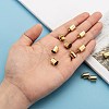 Brass Cord Ends KK-D219-12x8-G-5