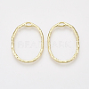 Alloy Open Back Bezel Pendants PALLOY-S125-001-1