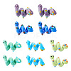 10Pcs 5 Colors Handmade Lampwork Enamel Beads LAMP-TA0002-48A-2