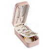 PU Leather Double Stackable Portable Jewelry Box CON-F017-01C-3