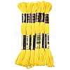 6Bundles Polyester Embroidery Floss OCOR-YW0001-25H-1