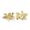 Brass Cubic Zirconia Pendants KK-B047-13G-3