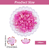 180Pcs Acrylic Bead Caps OACR-PA0001-37A-2