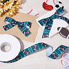 25 Yards Sport Ball Theme Printed Polyester Grosgrain Ribbon OCOR-WH20002-03A-01-4