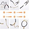 Brass Cord Ends LS-EC041-G-4