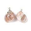 Natural Sea Shell Pendants SSHEL-N038-49-2