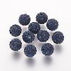 Polymer Clay Rhinestone Beads RB-K050-8mm-C15-1