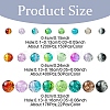 1776Pcs 3 Styles Spray Painted Crackle Glass Beads Sets CCG-YW0001-18-2