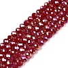 Electroplate Glass Beads Strands LS-EGLA-A044-P3mm-B02-1