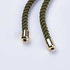 Nylon Twisted Cord Bracelet Making X-MAK-F018-15G-RS-4