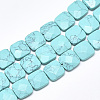 Synthetic Turquoise Beads Strands G-S357-D02-16-1