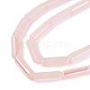 Electroplate Imitation Jade Glass Beads Strands EGLA-Q132-02A-D03-3