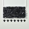 200Pcs Opaque Acrylic Beads SACR-FS0001-40B-9