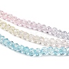 Transparent Painted Glass Beads Strands DGLA-A034-T2mm-A21-4
