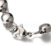Tarnish Resistant 304 Stainless Steel Link Chain Bracelets BJEW-Z010-01P-2