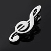 Musical Note Stainless Steel Tie Clips PW-WG66970-04-1