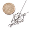 Tarnish Resistant Braided 201 Stainless Steel Macrame Pouch Necklace Making NJEW-JN04717-3