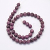 Natural Crazy Agate Beads Strands X-G-G707-8mm-B19-2
