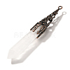 Natural & Synthetic Mixed Gemstone Pendants G-P560-02R-3